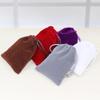Custom Velvet Drawstring Bag for Jewelry, Earphones, and Phones