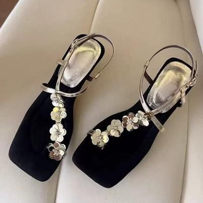 Crystal Women Sandals New Luxury High Heels Shoes Square Toe Summer Slippers 2025 Sexy Brand Woman Slingback Pumps Zapatos Mujer