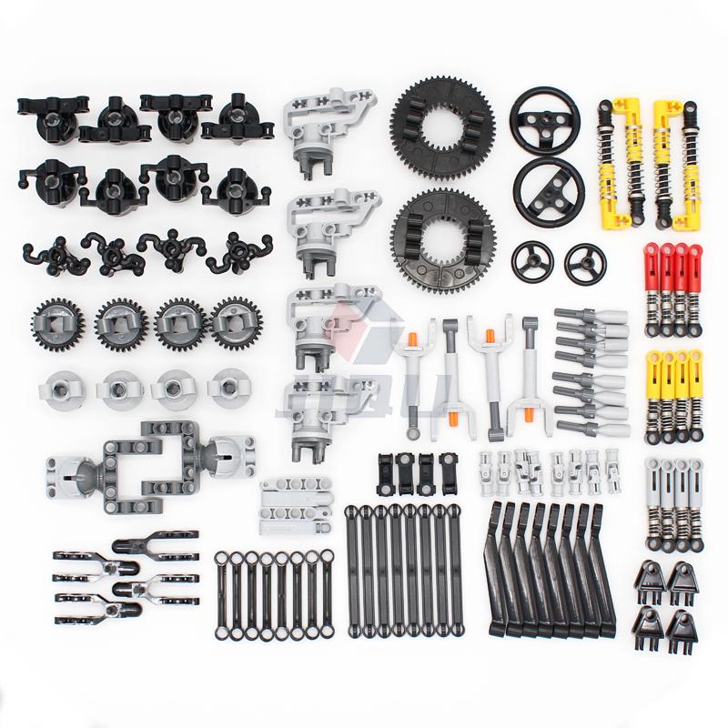 Moc Non-Toxic High-Tech Pin Conector Angrenaj Braț Ridicare Ax Panou Direcție Amortizor Acuator Liniar Kit Blocuri de Construcție Cărămizi Mindstorms