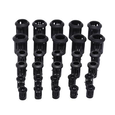 10 Stück Kunststoff-LED-Diodenhalter Schwarzer Clip-Sockelhalter 3mm/5mm/8mm