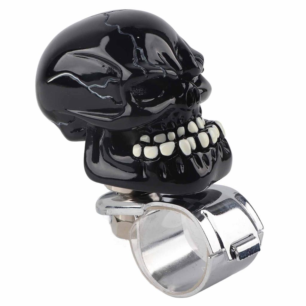 Skull Steering Wheel Knob Spinner Suicide Power Handle for Cars Trucks Tractors Boats