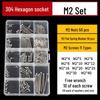 304 Stainless Steel Hex Socket Head Cap Screws, M2-M10, Extended Length