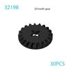 DIY Building Blocks MOC Technical Gear Axle Bricks Parts Worm Rack Conector Train Car Crane Model Assembles Christmas Gifts