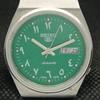 CEAS VINTAGE SEIKO 5 AUTO 6309A JAPONIA BĂRBAȚI D/D ARABIC VERDE 589-a310815-2 SKU589-a310815