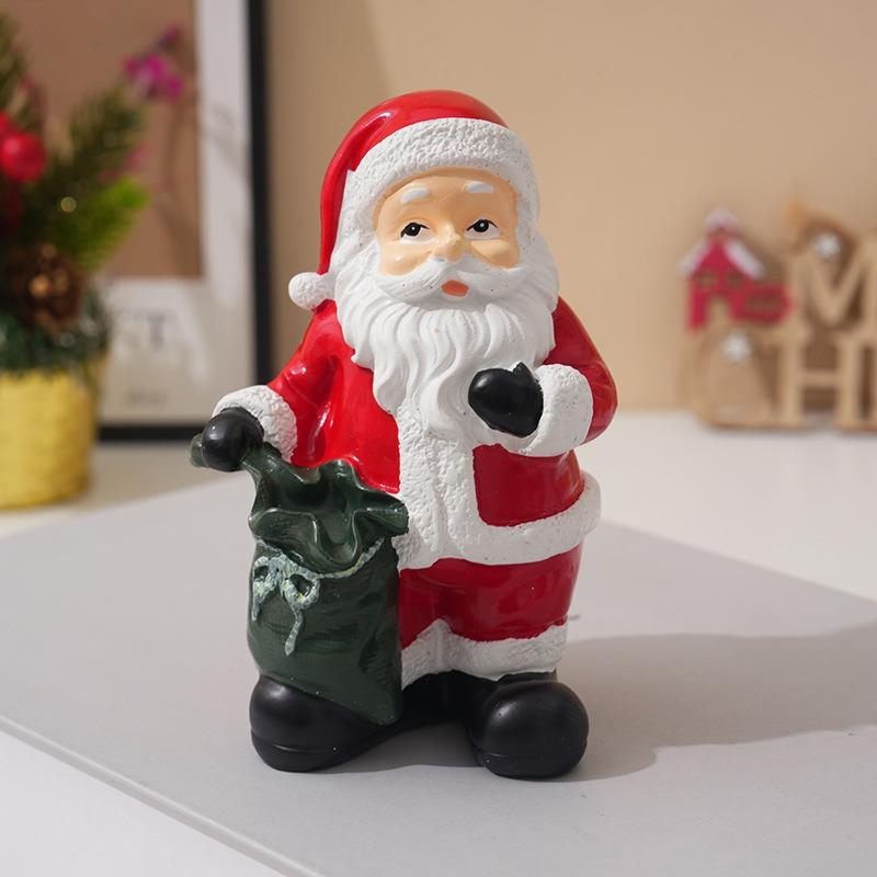 

Креативное Рождественское украшение в виде фигурки Санта-Клауса из смолы - Идеальное украшение для дома, праздничный орнамент для уютной атмосферы