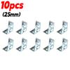 25/60mm 90 Degree L Joint Brackets Furniture Wood Shelf Door Cabinet Fastener Universal Stainless Steel Brace Joint Hardware