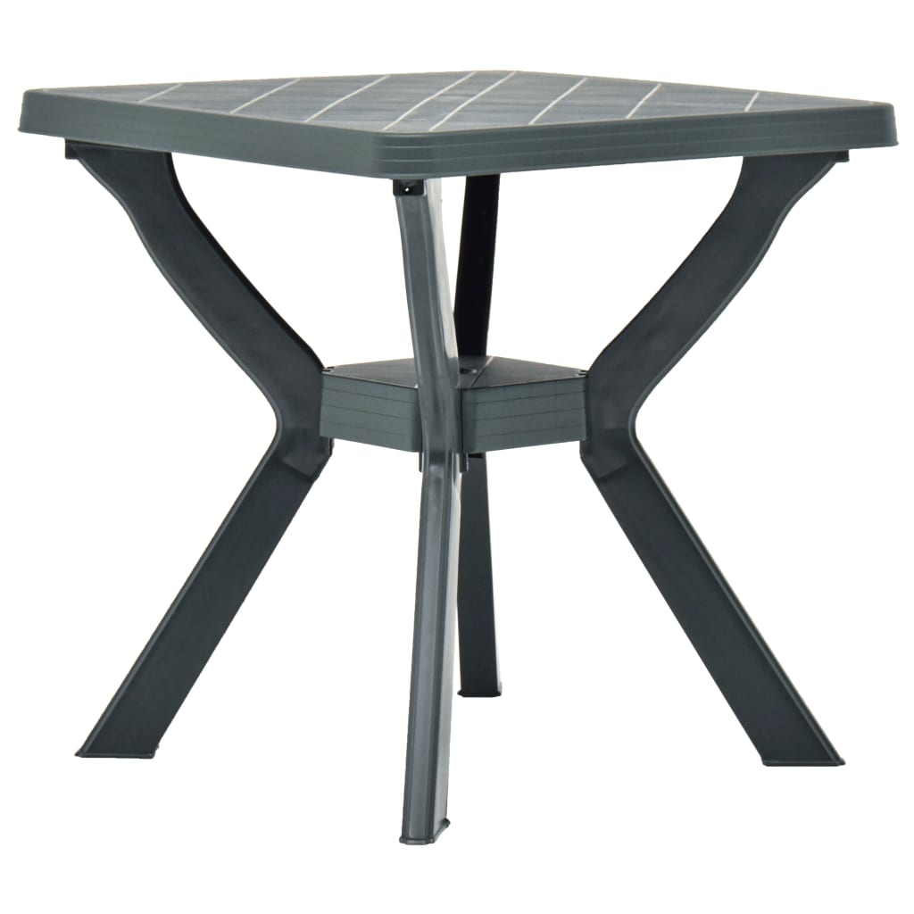 Bistro Table Green 70x70x72 Cm Plastic