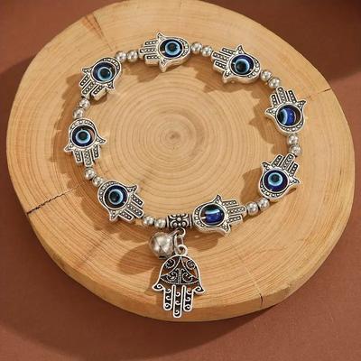 Ein einzigartiges und retro Fatima Hand Damenmode Freizeitarmband, geeignet für die tägliche Pendeldekoration