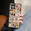 Ones Pieces Luffys Anime Black Soft Phone Cover Case for Honor X8 200 400 Lite X7 70 X6 8X 90 X5b Magic5Lite X9a