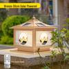 Outdoor Solar Pillar Head Light