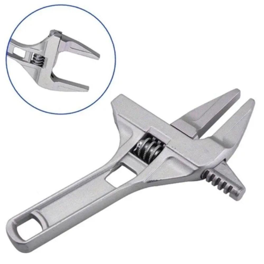 Large-opening Universal Spanner Aluminum Zinc Zinc Alloy Plumbing Wrench Adjustable Wrench  Plumbing Repair