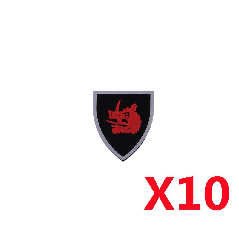 Medieval Military MOC Castle Knight Building Blocks Figures Accessories King Helmet Shield Flags Shoulders Armor Toy Gift N031