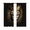 Lion curtains, pole bag decorative curtains, bedroom, living room and study, home decoration, room decoration curtains