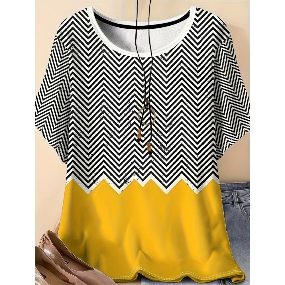 2026 Vintage Ethnic Graphic 3D Printed Bohemian T-Shirt O-Neck Short Sleeve T-Shirt Loose Tees Tops Summer Female Clothing
