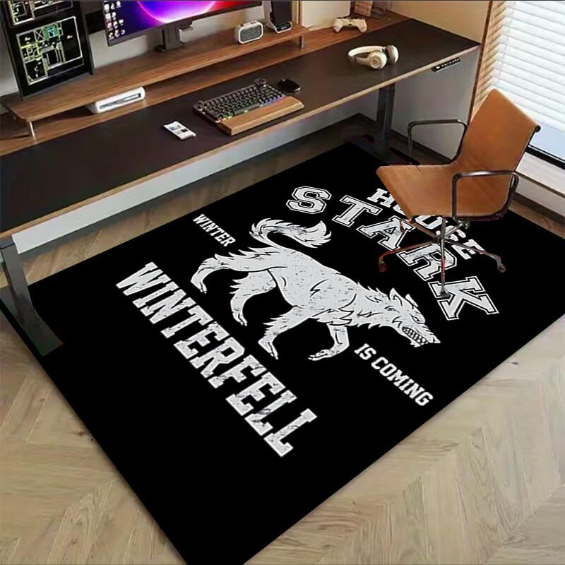 1pc House Stark Winter is Coming Winterfell Carpet, Office Rug Outdoor Mat Home Decor Area Carpet Festival
