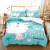 Set Letto Grizzy e i Lemming Ragazzi Ragazze Misura Singola Queen Copripiumino Federa Letto Bambini Adulti Moda Tessile per la Casa