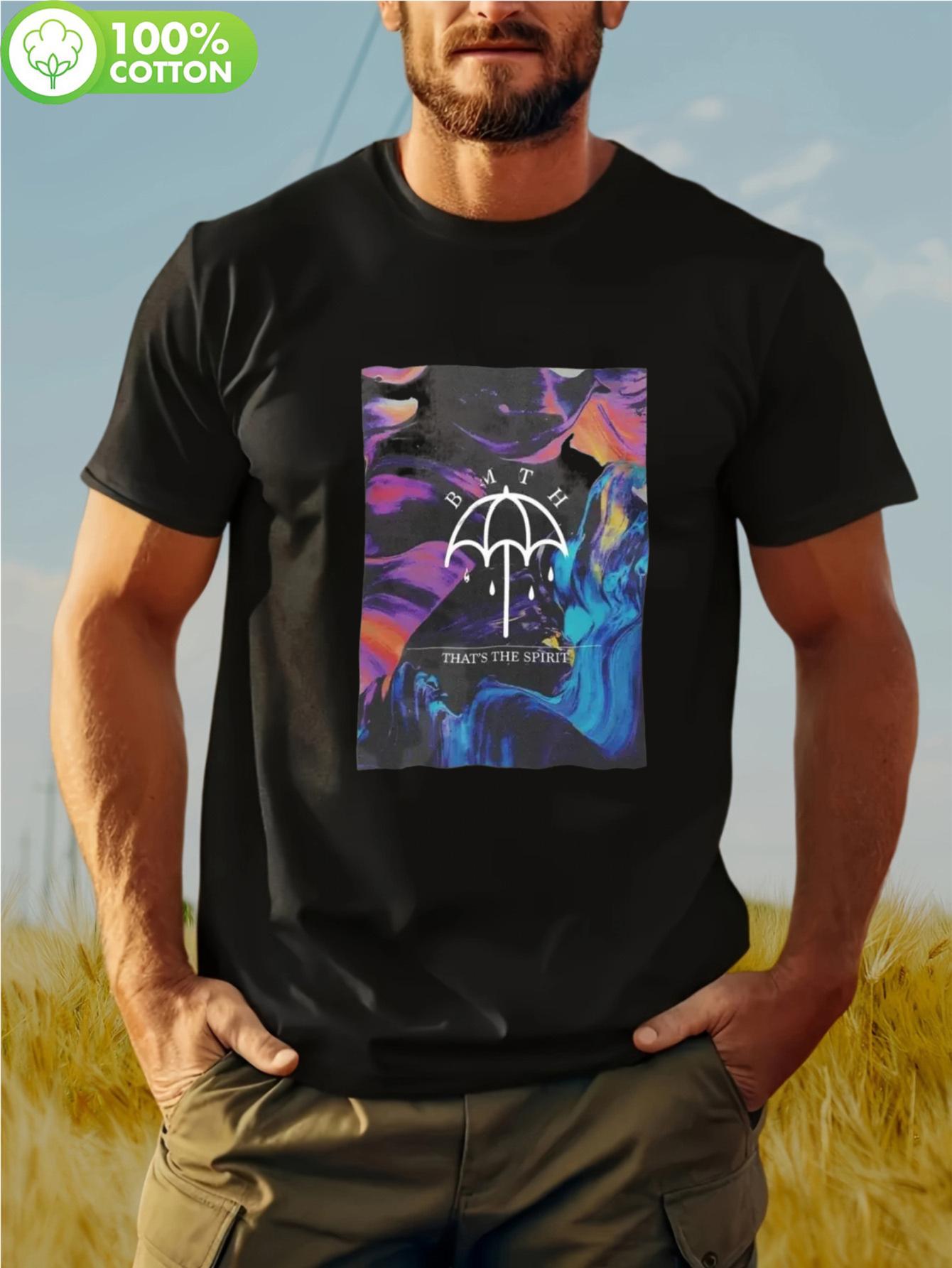 

Мужские футболки рок-группы Horizons-Bmth S