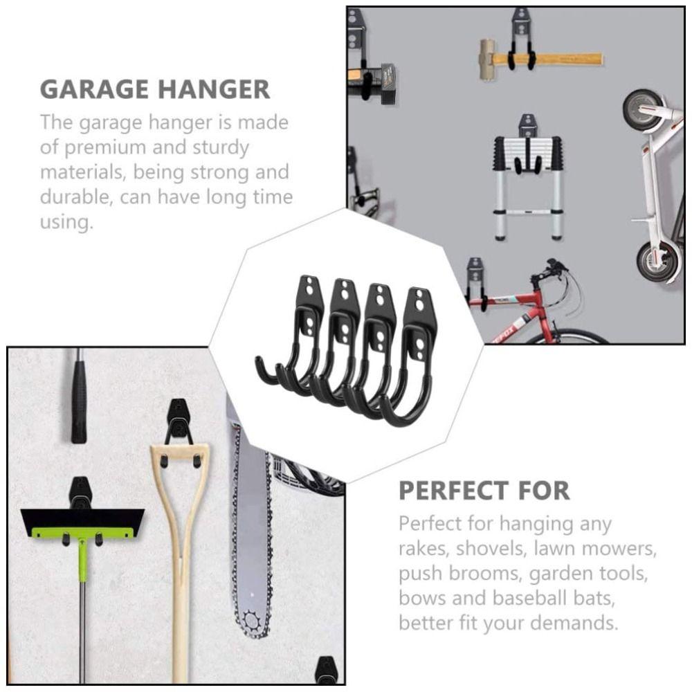 Anti-Slip Coating Bike Wall Mount Heavy Duty Heavy Duty Hook Garage Hook Garage Storage