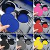 2Pcs Car Cup Holder PVC Anti-Slip Honeycomb Design Car Interior Organizer Bottles Phones Keys Comfortable Driving