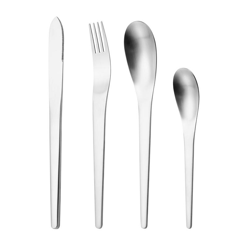 4PCS Cutlery Flatware Set High Quality Gold Dinnerware Set Knife Fork Spoon Set Stainless Steel Kitchen Tableware Set