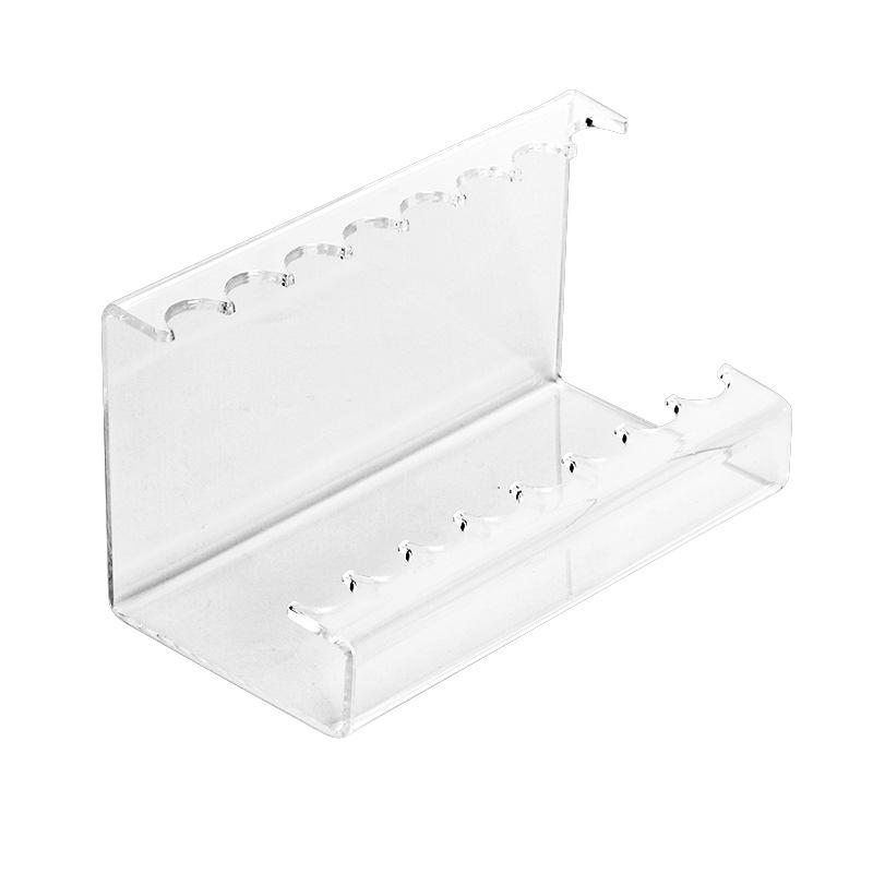 Clear Acrylic Pen and Cosmetic Display Stand for Fountain Pens, Lipsticks, and Eyebrow Pencils
