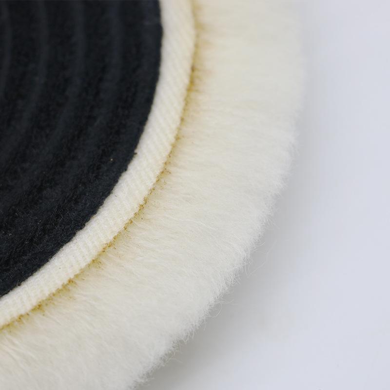 Car Polish Pad Soft Imitated Wool Polishing Disc Car Waxing Polisher Car Pad Detailing Auto Cleaning Care Tools 3/4/5/6/7 Inch