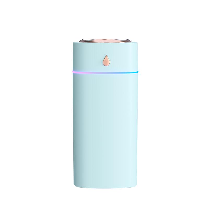 600ml Capacity Humidifier for Home Dormitory Office Bedroom USB Triple Misting N58D