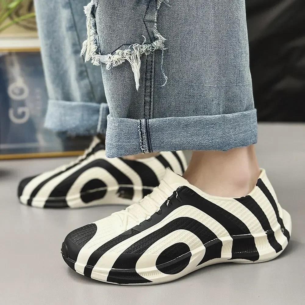 Waterproof and Non-slip Male Shoes Outdoor Men's Rain Boots High Quality Resistant Galoshes for City Cheap Pvc Loafers Fashion