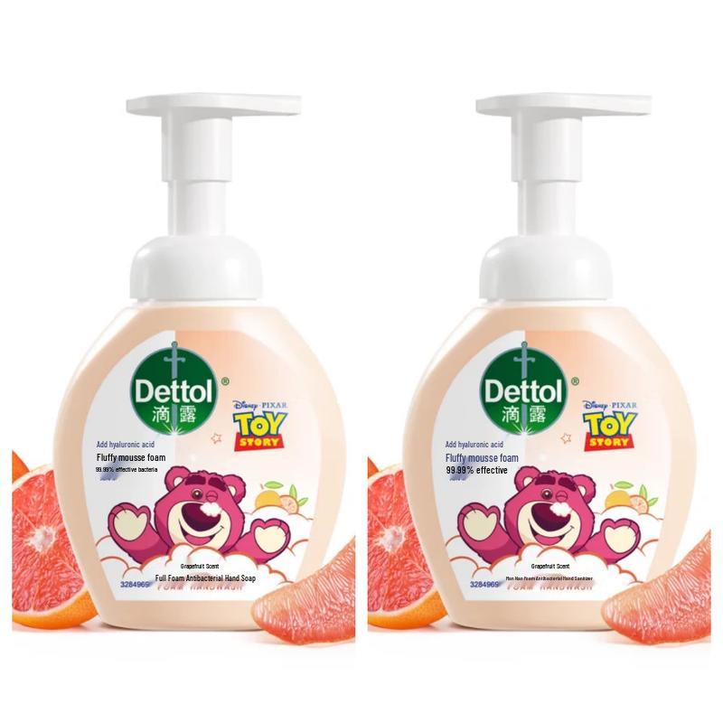 Dettol Disney Grapefruit Foaming Hand Wash Twin Pack with Tissues