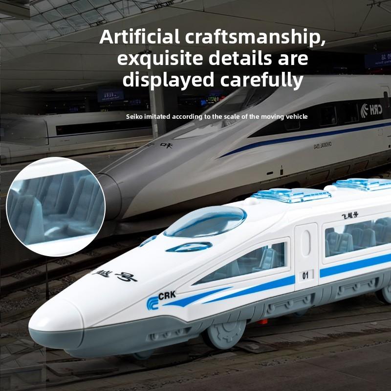 Train Toy Locomotive With Lights And Music Design For Childrens Fun Learning