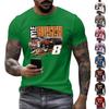 Men's Casual Short Sleeve Graphic T-Shirt Crew Neck Soft Fabric Comfortable Fit Lightweight Tee for Everyday Wear
