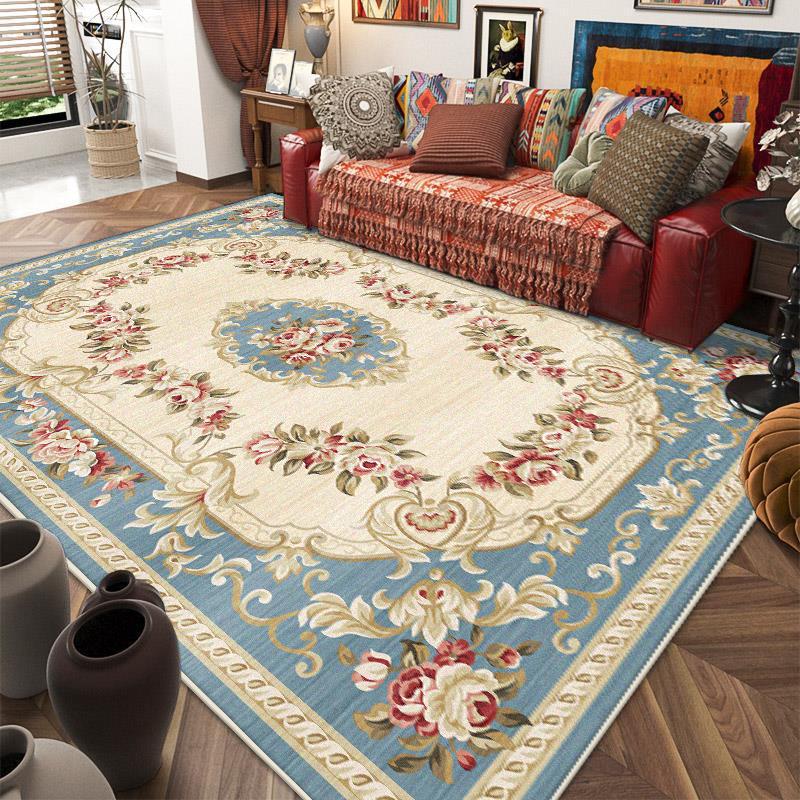 European Luxury Corridor Runner Carpet Bedroom Entry Channel Non-slip Long Rugs Hotel Lobby Decoration Stairway Hallway Soft Mat