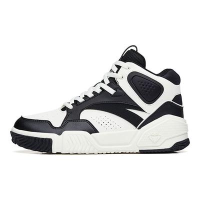 Lifestyle Series Flame Fashion Comfortable Casual High-Top Sneakers Women Sneakers Black White 122238090R-4