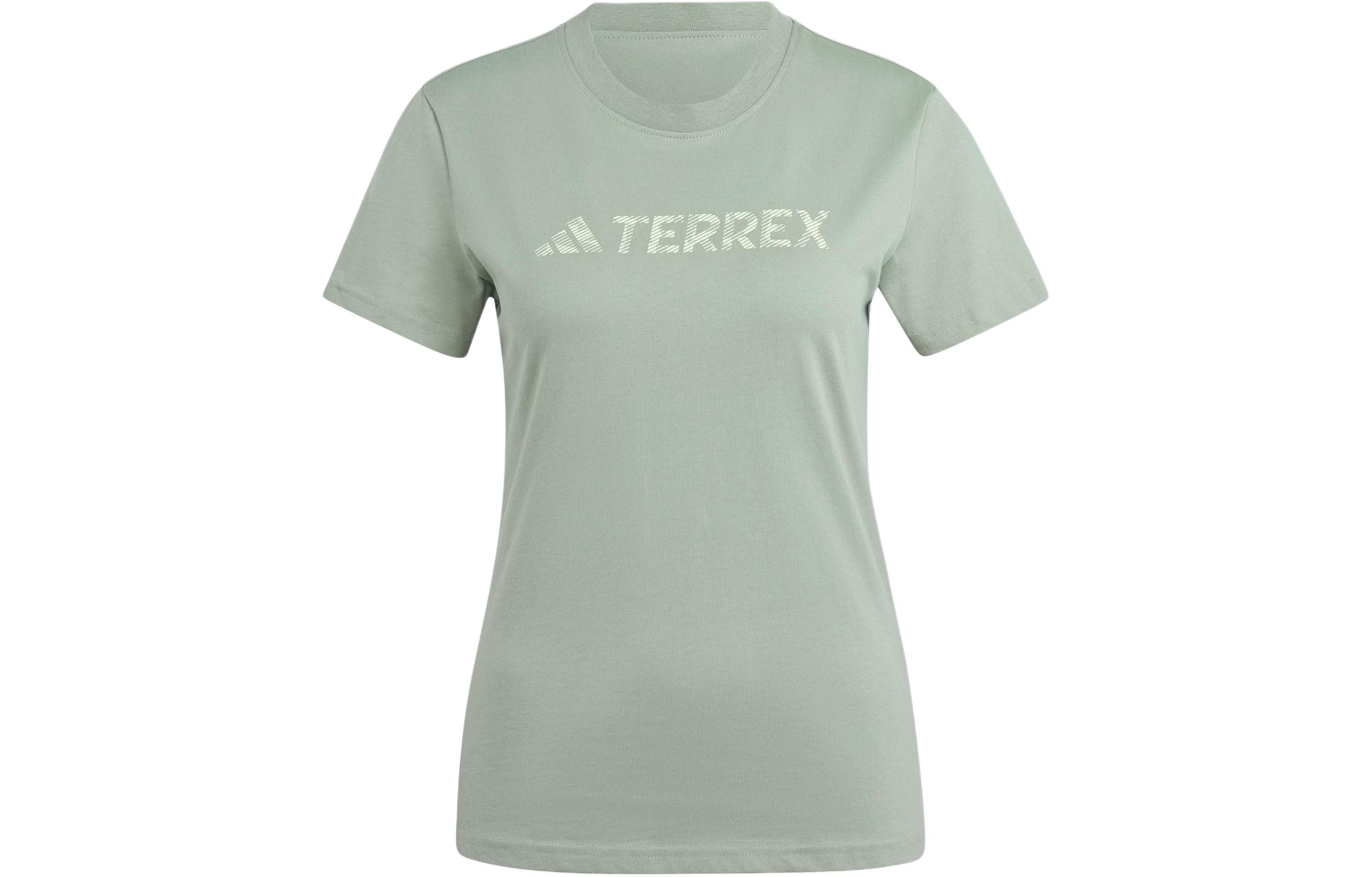Adidas T Shirt Women s Dusty Green IN4670 L
