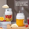 5‑Min Fast Charging Portable Blender Dual‑Lid Blend‑and‑Go Juicer Cup USB Rechargeable for Home Outdoor Camping Trips