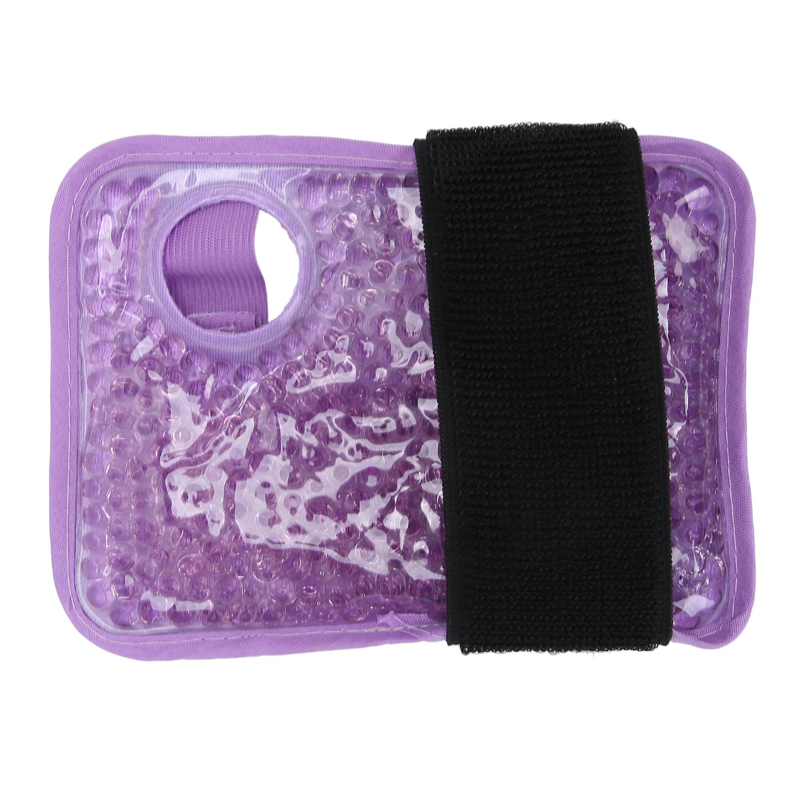 

Пакет со льдом для запястья Многоразовый гель для горячей и холодной терапии Облегчение боли при травмах Артрит Фиолетовый фиолетовый