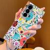 Lavender Flower Pattern Case For Samsung Z Fold 7 6 5 Luxury Hybrid 3in1 Leather Skin Plating Folding Phone Cover For Samsung Z Fold7 Fold6 Fold5