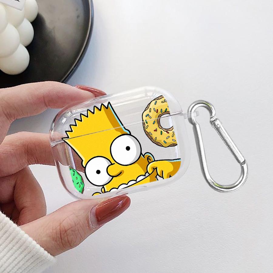 

Cute The S-simpsons Case For Airpods 4 1 2 Pro2 Pro Pro3 3 Clear Earphone Cases Cover Airpods 2