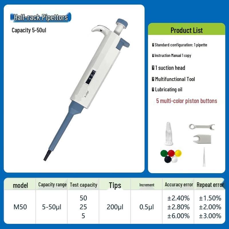 Electric Adjustable Single Channel Laboratory Pipette