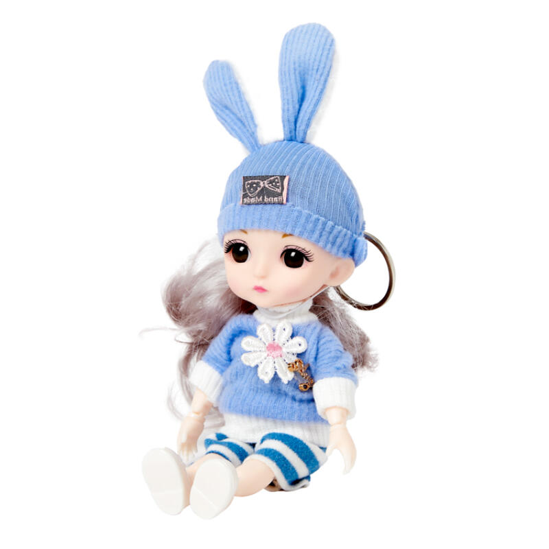 Blue Set Doll Keychain (16013836)