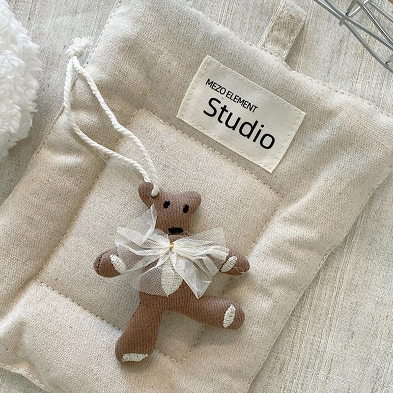 Креативный тканевый брелок-подвеска в виде животного для сумки, забавный маленький брелок в виде медведя, брелок в виде утки, милая подвеска в виде ежика, аксессуары, подарки