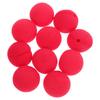 10 Stück Schwammball Clownsnasen Halloween Party Falsche Nasen Cosplay Requisite Rote Ballnasen Clown Kostüm Requisiten