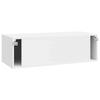 Wall Mounted TV Cabinet Glossy White 98 x 41 x 30 cm