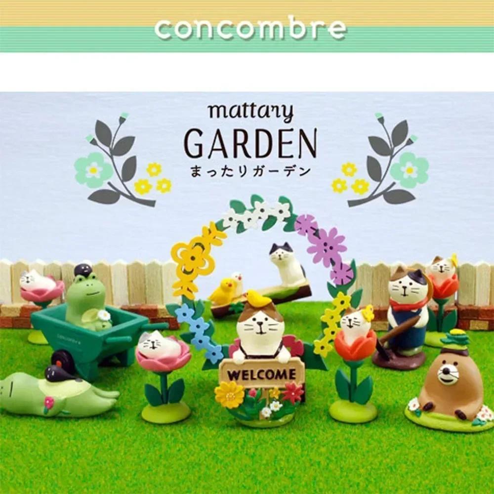 Spring Garden Farm Series Zakka Figurine Decoration Japanese Photo Props Miniature Resin Gift INS Cat Collection Small Ornaments