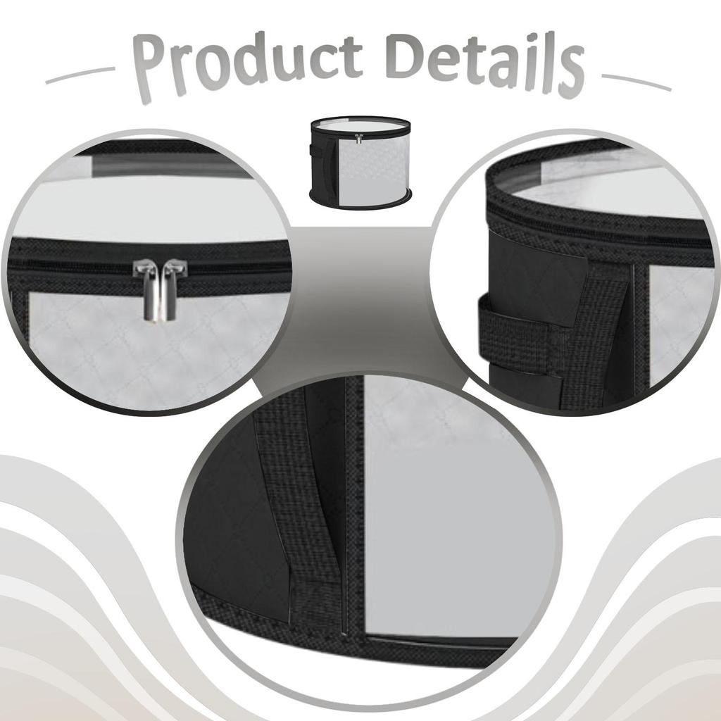 Hat Storage Bag Carrier Dustproof Travel Box for Beach Blankets Toys Bucket Hats