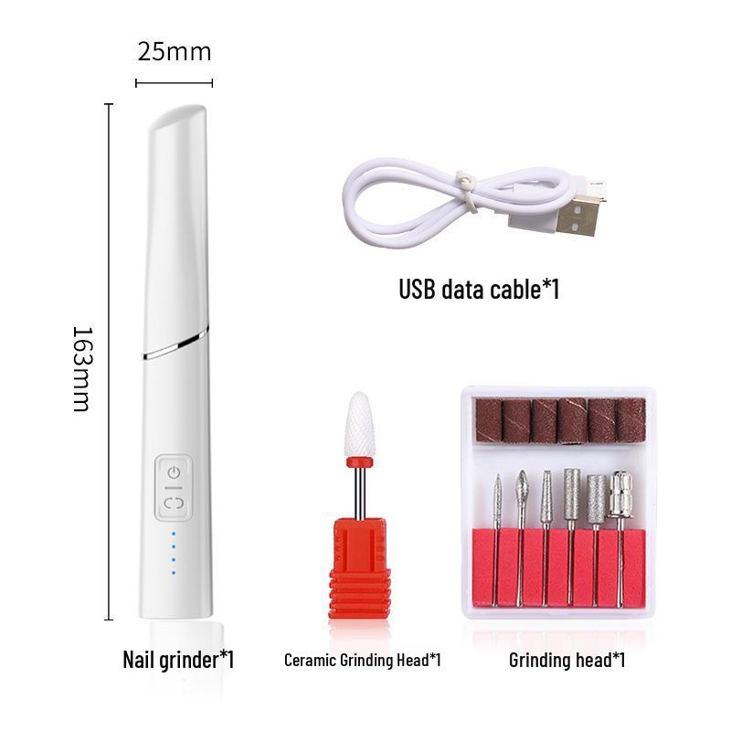 

Перезаряжаемая электрическая пилка для ногтей и полировщик для удаления омертвевшей кожи