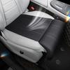 Cuscino per Sedile Auto con Poggiapiedi Esteso, Supporto per Gambe Guidatore e Passeggero, Coprisedile Auto Universale, Coprisedile Auto Traspirante Antiscivolo in Pelle PU