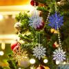 Party Powder Christmas Snowflake Gold Supplies Winter Decor Ornaments Christmas Tree Decorations For Festival Home