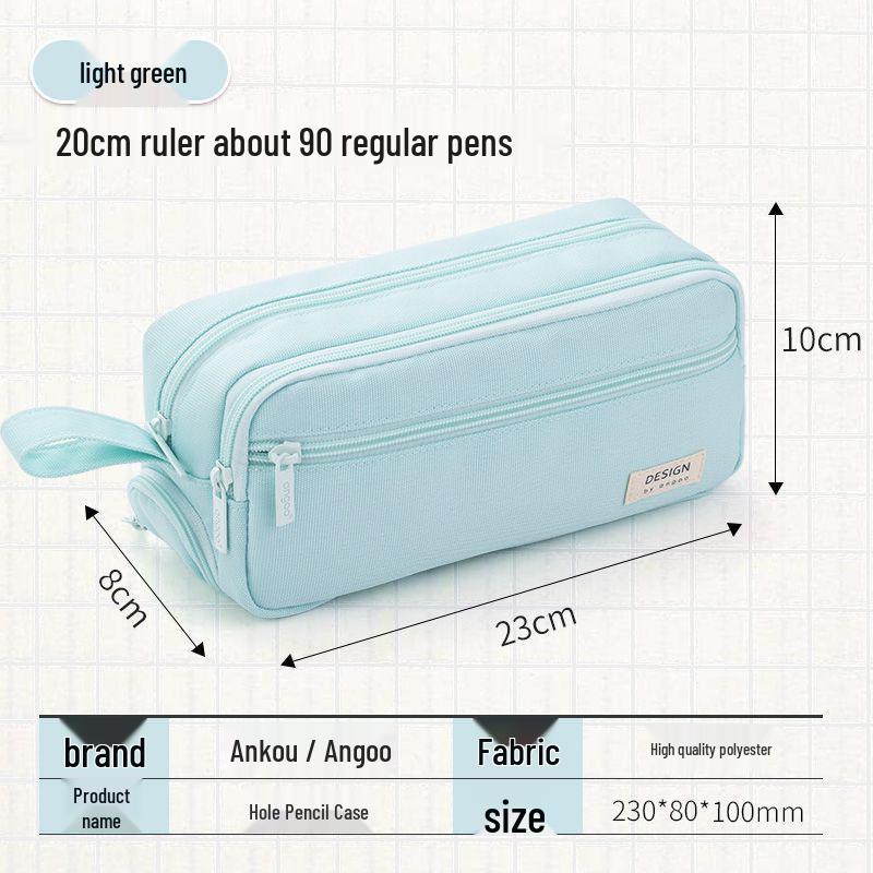 Three-Layer Large Capacity Multi-Functional Pencil Case for Primary School Students