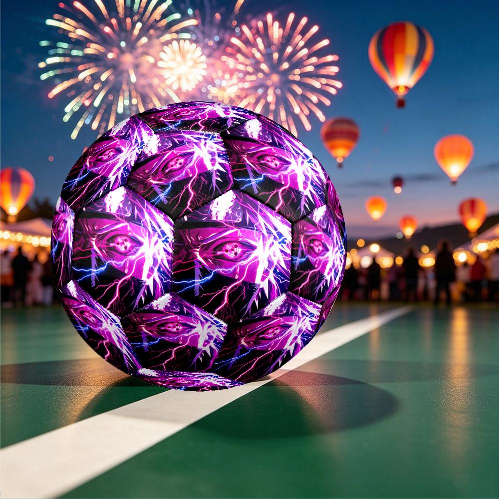 1pc Game Role Naruto Soccer Ball, Athletic Standard Football Size 5 Lightweight Sports Match Soccer Ball, Perfect Gift for Sports Enthusiasts